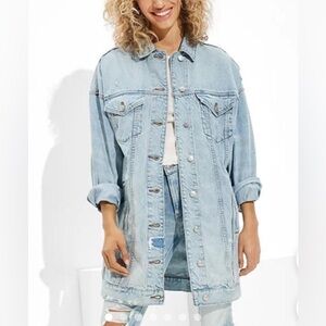 American Eagle Jean Jacket- size L